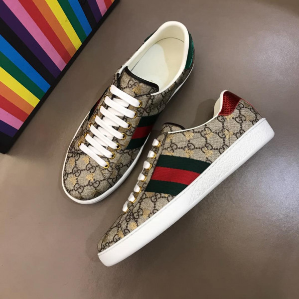 GUCCI ACE GG SUPREME SNEAKER WITH BEES - GC32 - Image 5