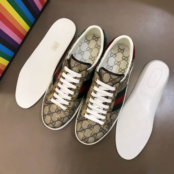 GUCCI ACE GG SUPREME SNEAKER WITH BEES - GC32 - Image 4
