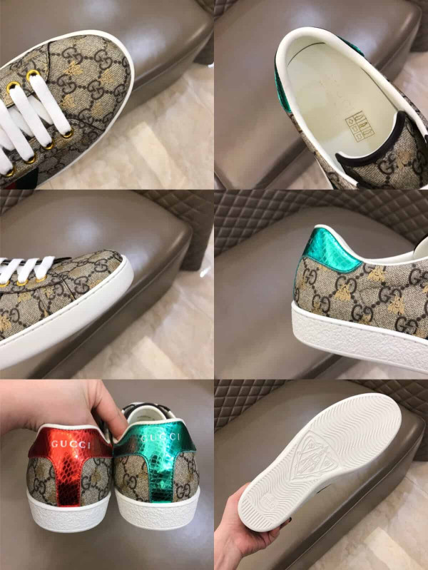 GUCCI ACE GG SUPREME SNEAKER WITH BEES - GC32 - Image 3