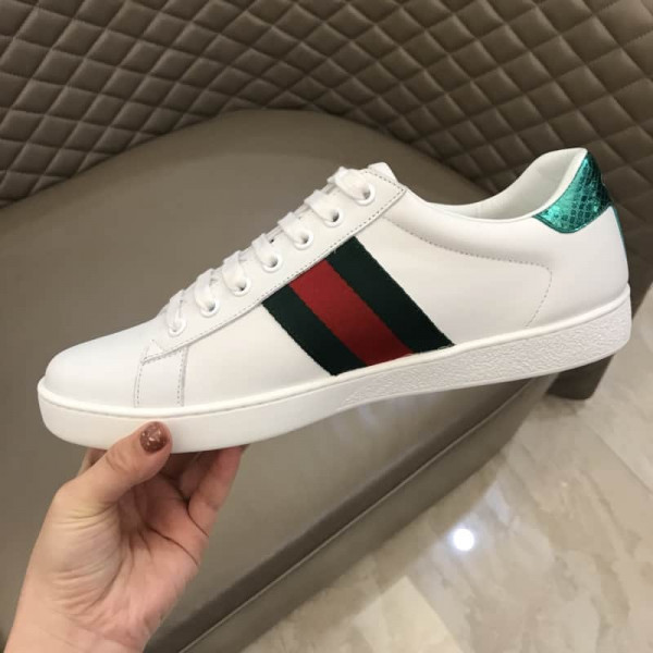 GUCCI TIGER ACE EMBROIDERED SNEAKER WHITE - GC27 - Image 8