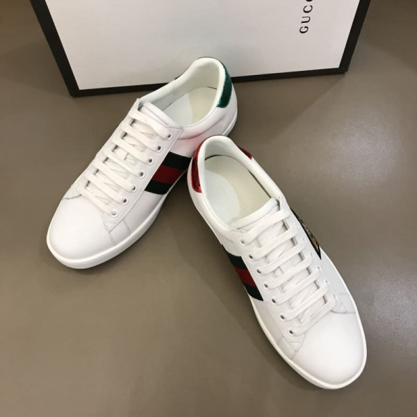 GUCCI TIGER ACE EMBROIDERED SNEAKER WHITE - GC27 - Image 3