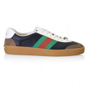 GUCCI G47 WEB BLACK SNEAKER - GC25