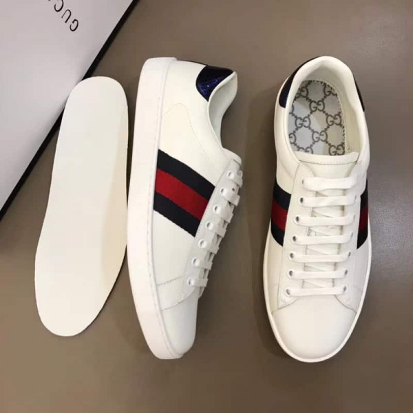 GUCCI ACE NAVY BLUE SNEAKER - GC21 - Image 4