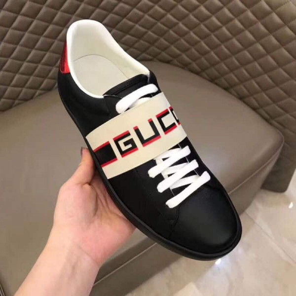 GUCCI STRIPE LEATHER SNEAKER - GC4 - Image 6