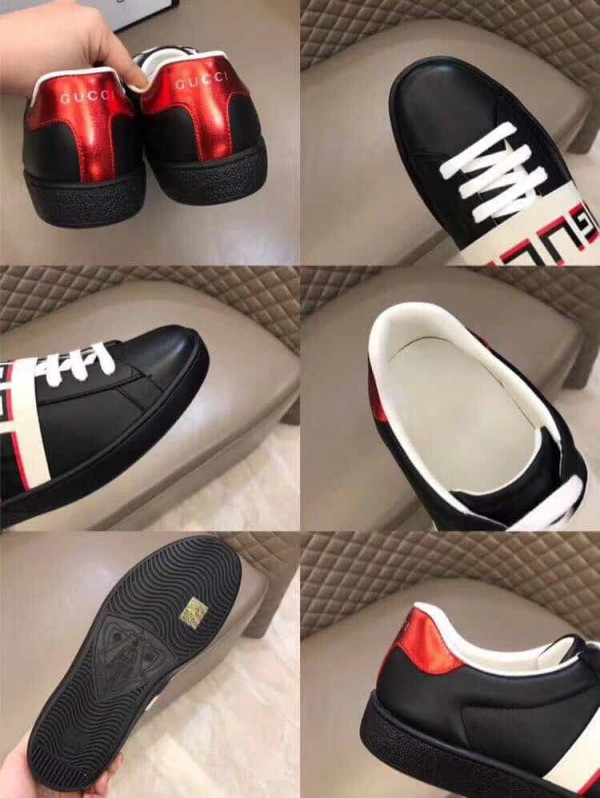 GUCCI STRIPE LEATHER SNEAKER - GC4 - Image 4