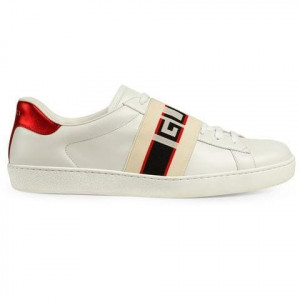 GUCCI STRIPE LEATHER SNEAKER - GC3