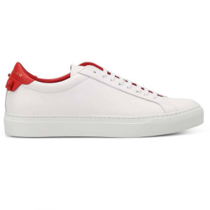 GIVENCHY WHITE URBAN LEATHER SNEAKERS - GVC27