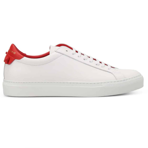 GIVENCHY WHITE URBAN LEATHER SNEAKERS - GVC27