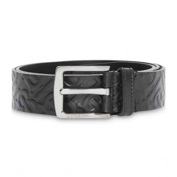 BURBERRY MONOGRAM LEATHER BELT - B22