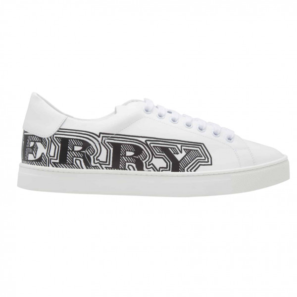 BURBERRY LEATHER SNEAKERS - BBR8