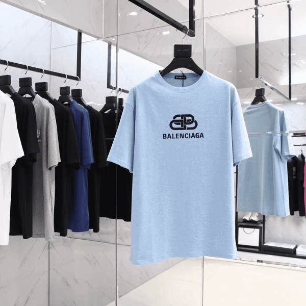 BALENCIAGA BB LOGO T-SHIRT - BB35 - Image 2