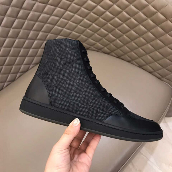 LOUIS VUITTON OFFSHORE HIGH TOP SNEAKER 'BLACK' - LSVT47 - Image 2