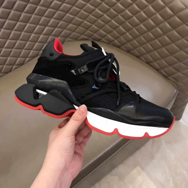 CHRISTIAN LOUBOUTIN RED- RUNNER SNEAKER - CL58 - Image 2