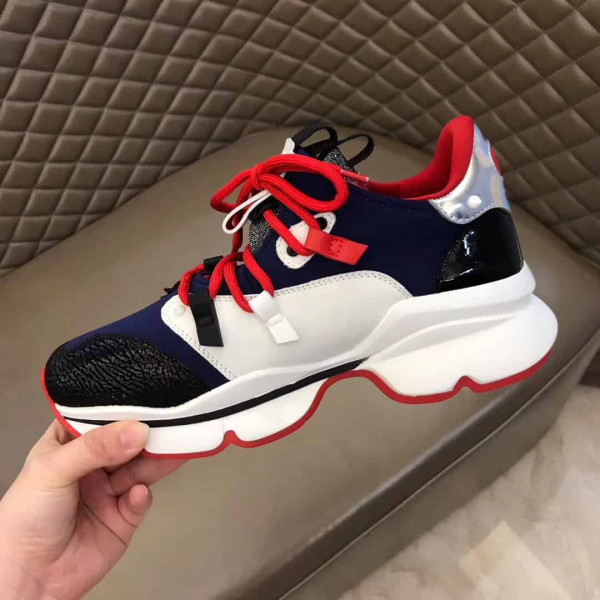 CHRISTIAN LOUBOUTIN RED- RUNNER SNEAKER - CL57 - Image 8