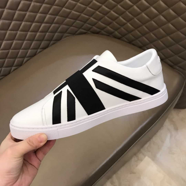 BURBERRY UNION JACK MOTIF SLIP-ON SNEAKERS - BBR11 - Image 8