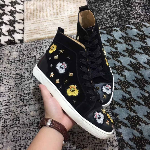CHRISTIAN LOUBOUTIN HIGH TOP SNEAKER - CL49 - Image 7