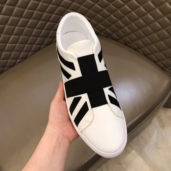 BURBERRY UNION JACK MOTIF SLIP-ON SNEAKERS - BBR11 - Image 7
