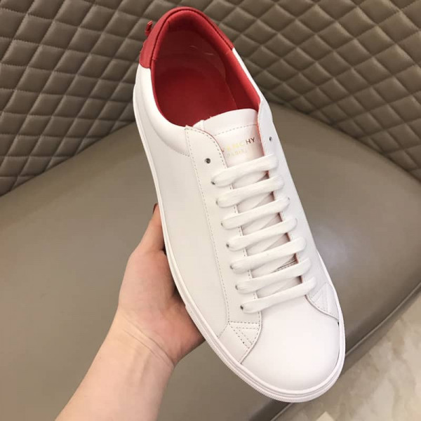 GIVENCHY WHITE URBAN LEATHER SNEAKERS - GVC27 - Image 7