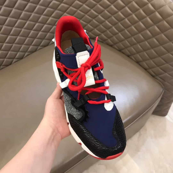 CHRISTIAN LOUBOUTIN RED- RUNNER SNEAKER - CL57 - Image 7