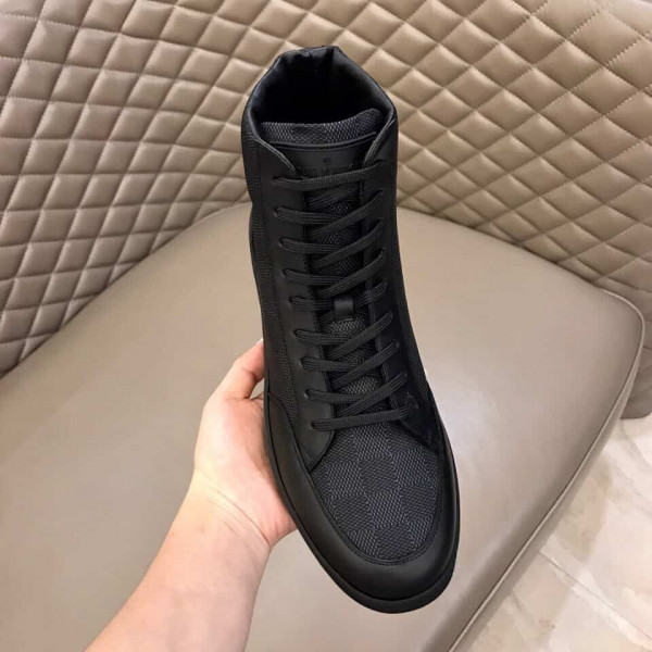 LOUIS VUITTON OFFSHORE HIGH TOP SNEAKER 'BLACK' - LSVT47 - Image 7