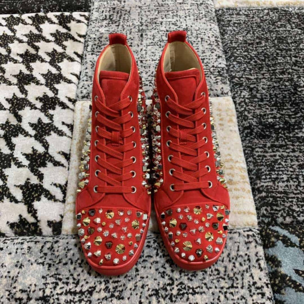 CHRISTIAN LOUBOUTIN HIGH TOP SNEAKER - CL6 - Image 7