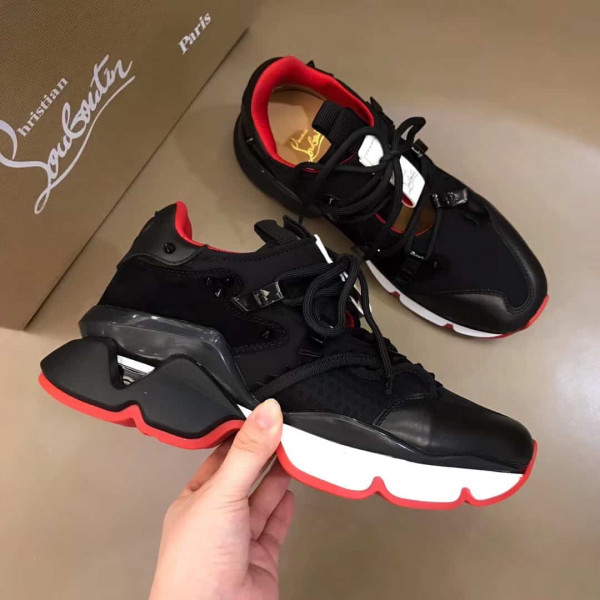 CHRISTIAN LOUBOUTIN RED- RUNNER SNEAKER - CL58 - Image 7