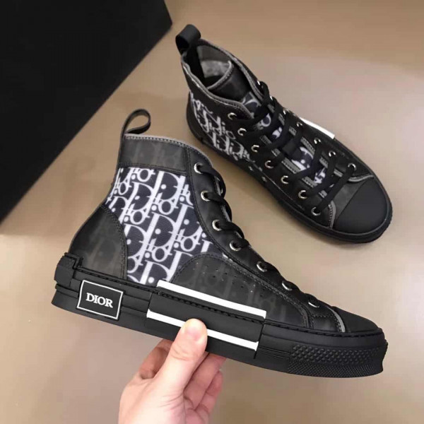 "B23" HIGH-TOP DIOR OBLIQUE SNEAKER - CD13 - Image 6