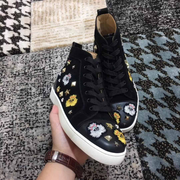 CHRISTIAN LOUBOUTIN HIGH TOP SNEAKER - CL49 - Image 6