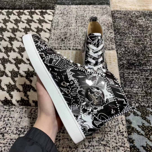 CHRISTIAN LOUBOUTIN HIGH TOP SNEAKER - CL30 - Image 6
