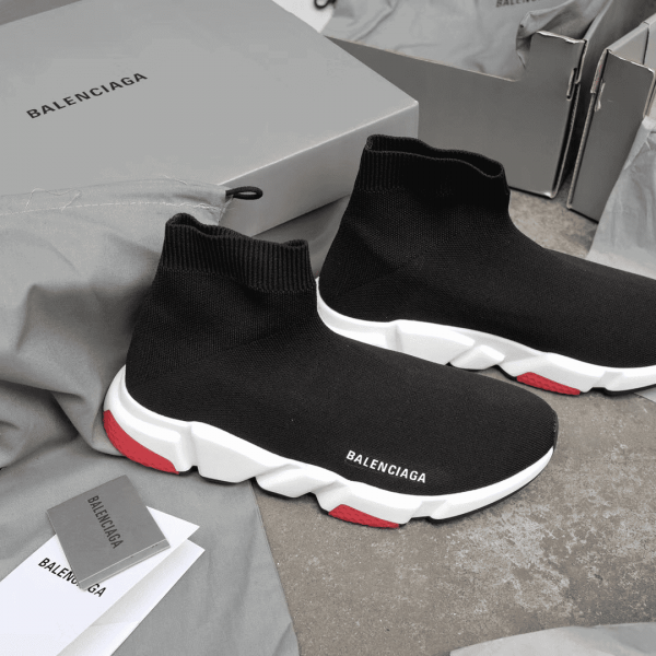 BALENCIAGA SPEED TRAINER BLACK RED - BB9 - Image 3