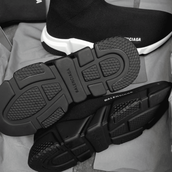 BALENCIAGA SPEED TRAINER TRIPLE BLACK - BB11 - Image 3
