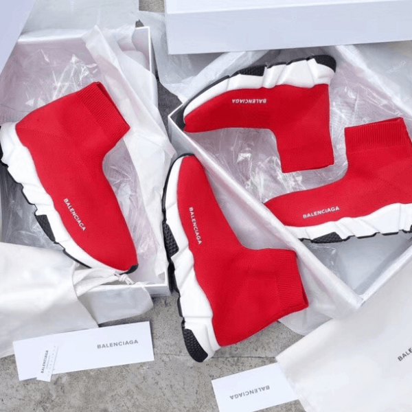 BALENCIAGA SPEED TRAINER RED - BB14 - Image 3