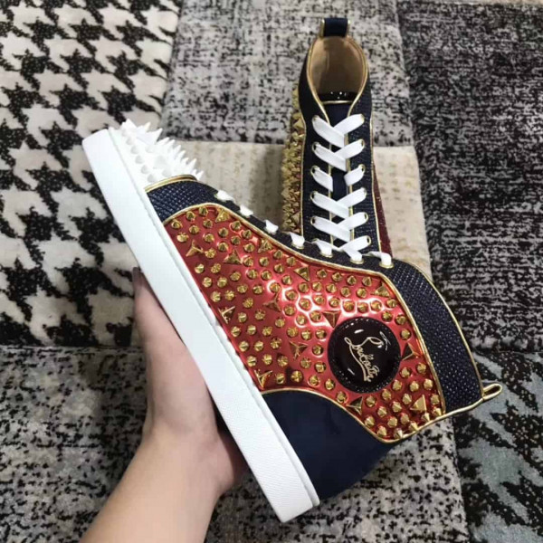 CHRISTIAN LOUBOUTIN HIGH TOP SNEAKER - CL34 - Image 4