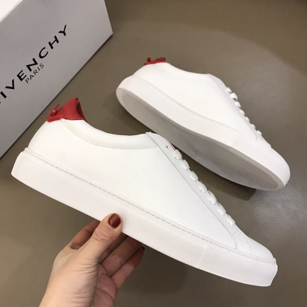 GIVENCHY WHITE URBAN LEATHER SNEAKERS - GVC27 - Image 5