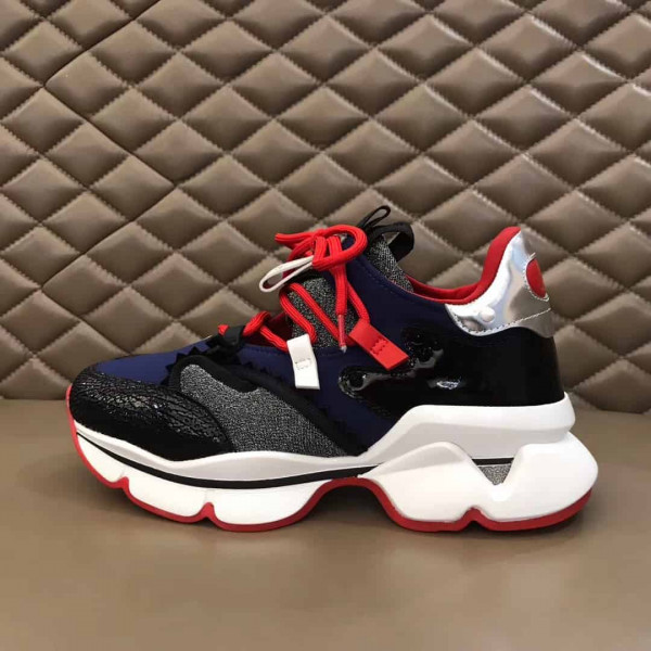 CHRISTIAN LOUBOUTIN RED- RUNNER SNEAKER - CL57 - Image 5