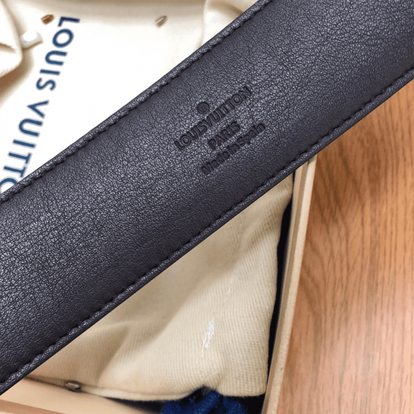 LOUIS VUITTON DAMIER EBENE LV INITIALES BELT - B31 - Image 5