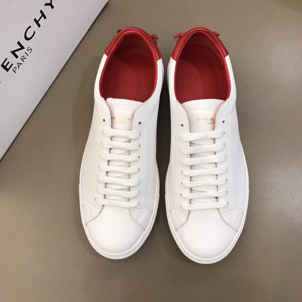 GIVENCHY WHITE URBAN LEATHER SNEAKERS - GVC27 - Image 4