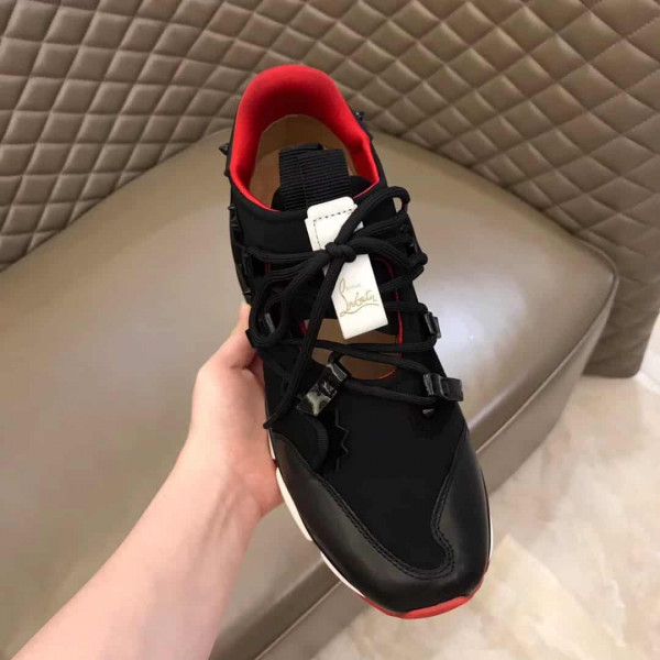 CHRISTIAN LOUBOUTIN RED- RUNNER SNEAKER - CL58 - Image 4