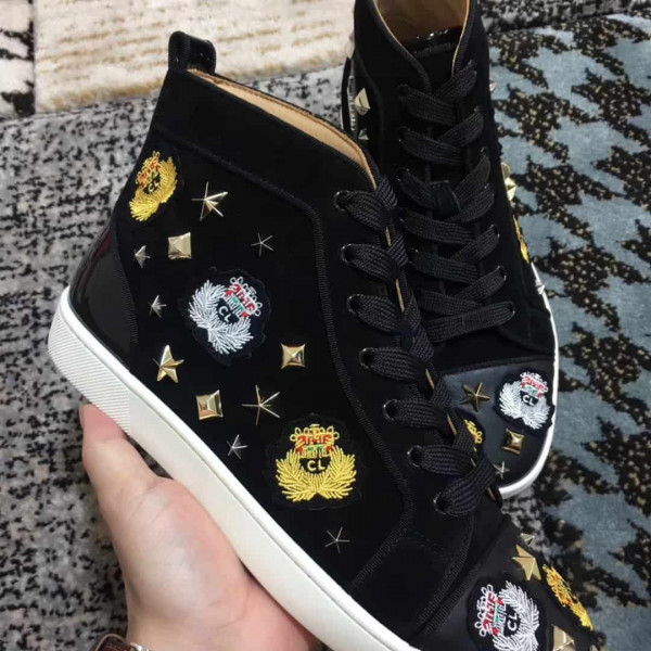 CHRISTIAN LOUBOUTIN HIGH TOP SNEAKER - CL49 - Image 4