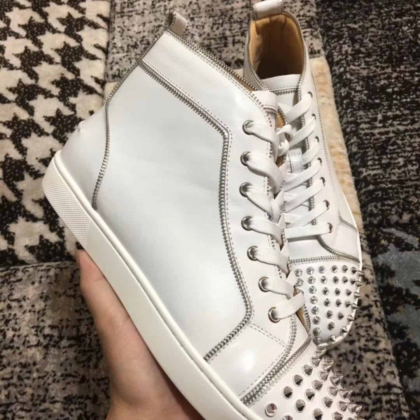 CHRISTIAN LOUBOUTIN HIGH TOP SNEAKER - CL44 - Image 4