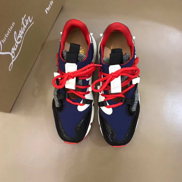 CHRISTIAN LOUBOUTIN RED- RUNNER SNEAKER - CL57 - Image 4