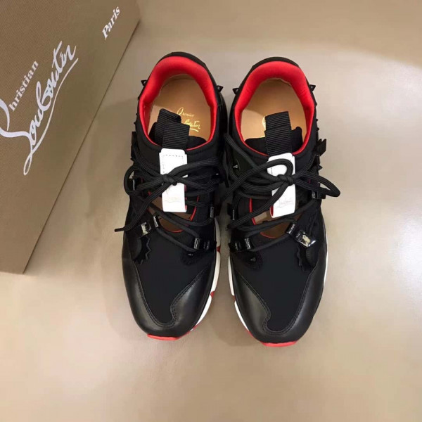 CHRISTIAN LOUBOUTIN RED- RUNNER SNEAKER - CL58 - Image 3