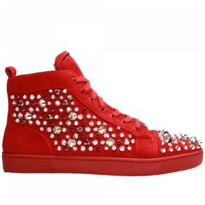 CHRISTIAN LOUBOUTIN HIGH TOP SNEAKER - CL6