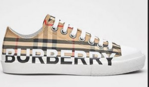 BURBERRY LOGO TRAP SNEAKER - BBR60