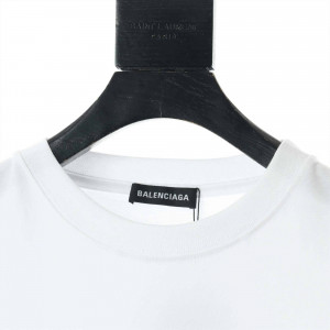 Balenciaga Metallic Printed Cotton Jersey T-Shirt - BBS014
