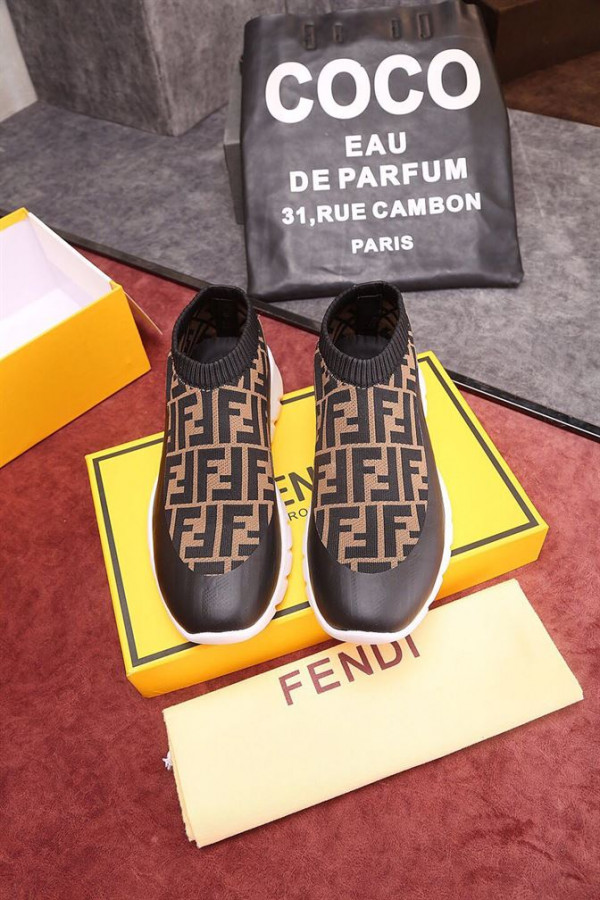 Fendi Tech Fabric Low-Tops - FD002 - Image 9