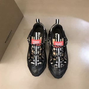 BURBERRY VINTAGE CHECK COTTON AUTHUR SNEAKERS - BBR024