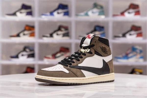 TRAVIS SCOTT X AIR JORDAN 1 RETRO HIGH OG 'MOCHA' - N61K - Image 2