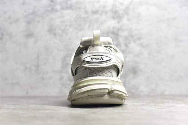 BALENCIAGA TRACK TRAINER SNEAKERS IN WHITE- BB62 - Image 6