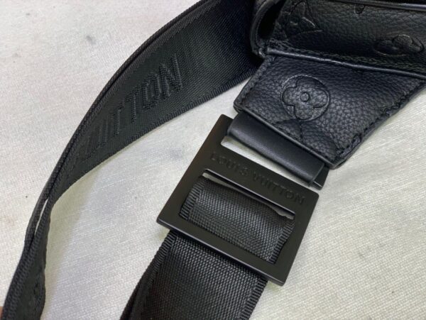 S Lock Sling Bag Taurillon Monogram in Black - Image 2